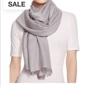 Nordstrom silver metallic scarf/wrap